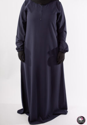 Basic abaya DONKERBLAUW