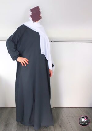 Batwing abaya DONKERGRIJS