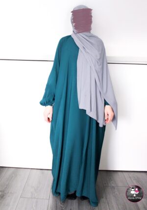 Batwing abaya PETROL
