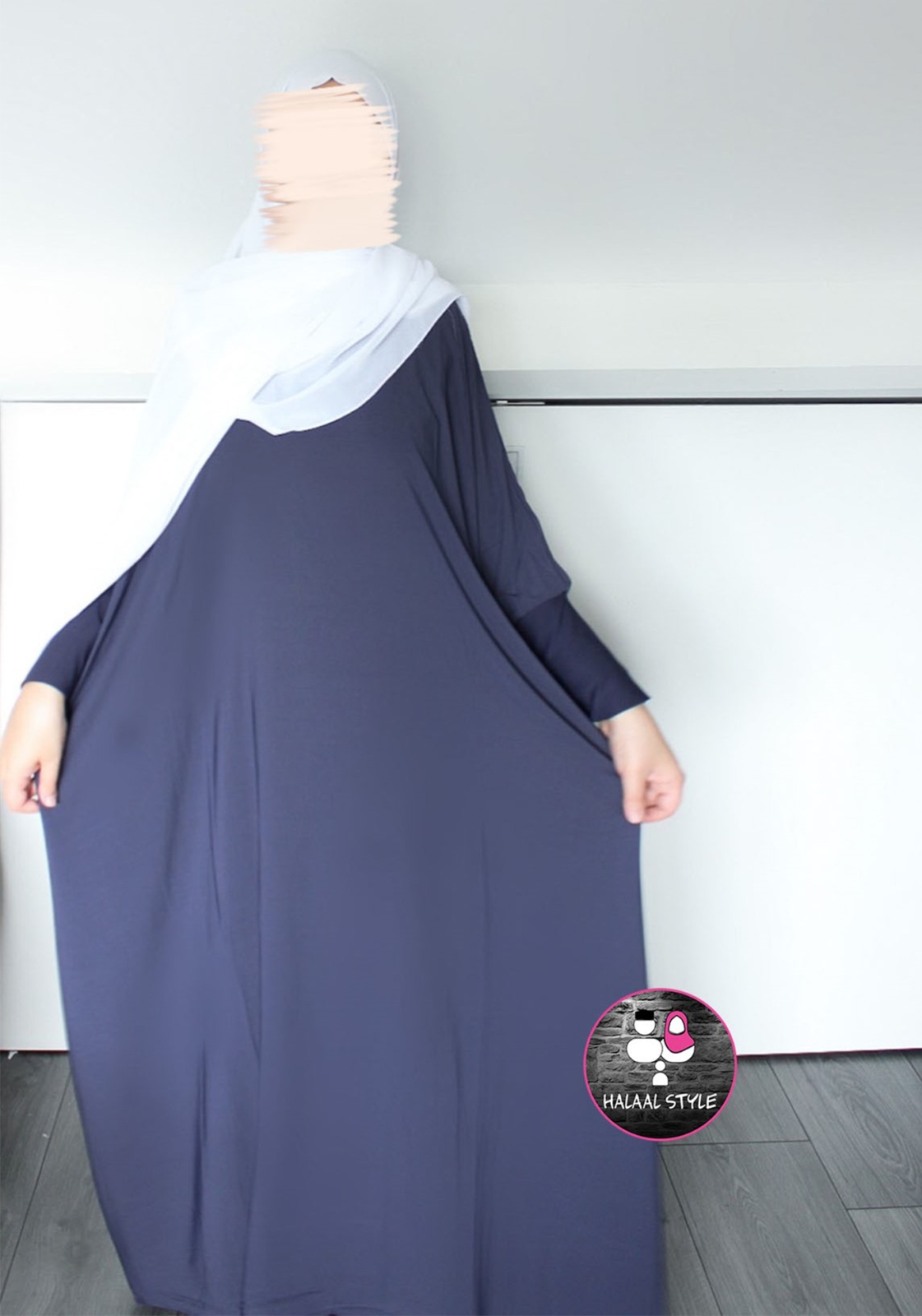  Farasha  abaya  ANTRACIET Halaal Style