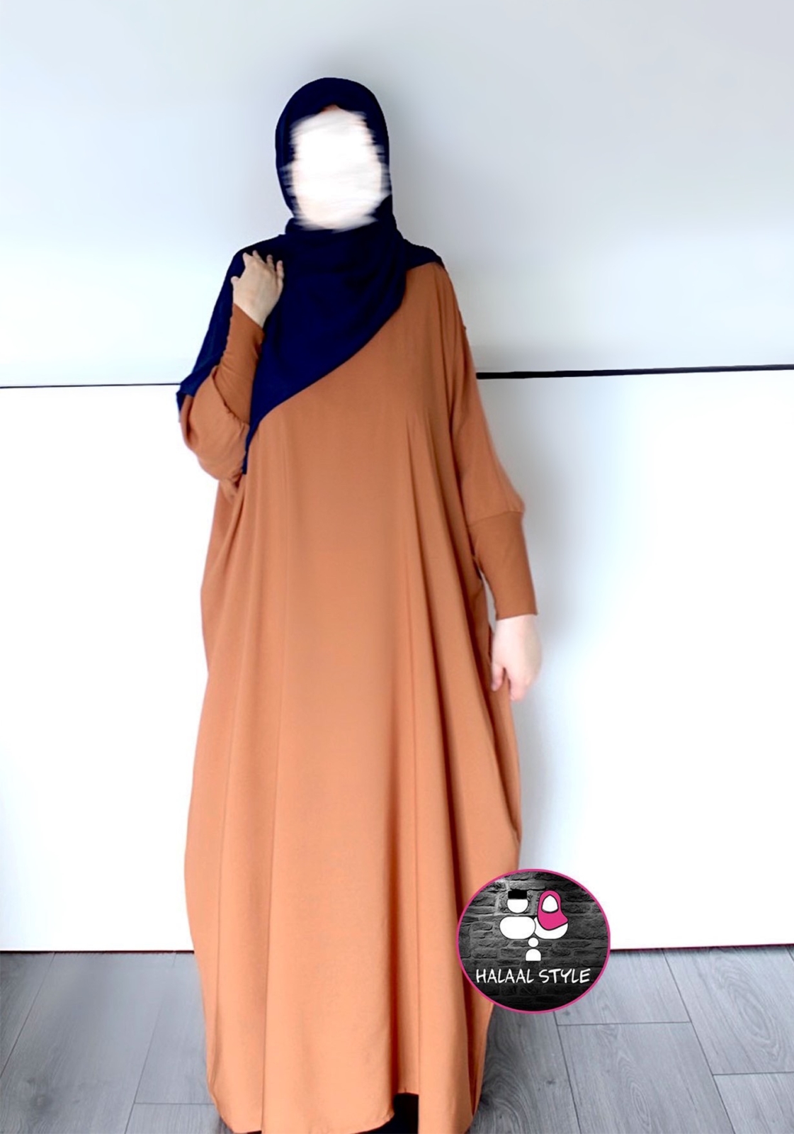  Farasha  abaya  CAMEL Halaal Style