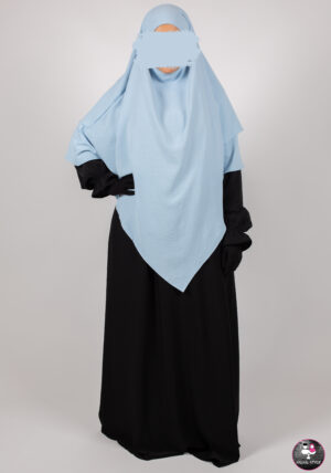 2-laagse STRETCH ghimaar HEMELBLAUW