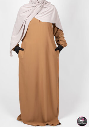 Basic abaya CAMEL