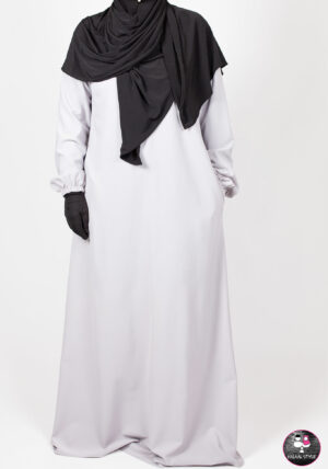 Basic abaya LICHTGRIJS