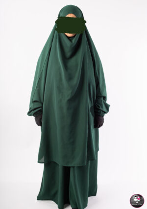 Ghimaar+rok DONKERGROEN