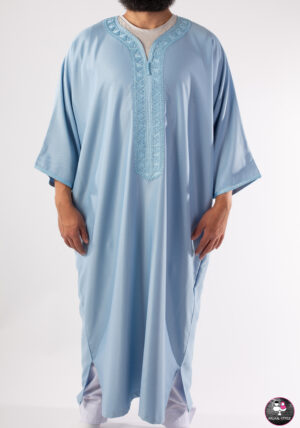 Marokkaanse kandoura HEMELBLAUW