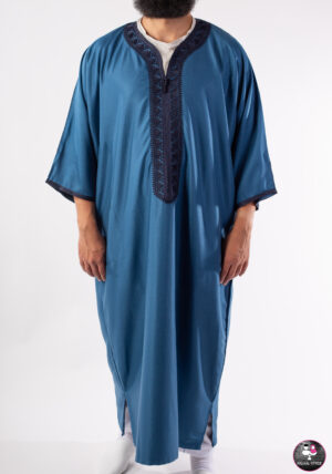 Marokkaanse kandoura DONKERBLAUW