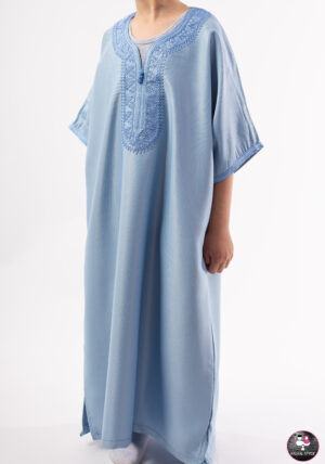 Marokkaanse kandoura HEMELBLAUW