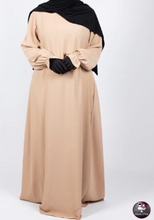 Abaya pofmouw BEIGE