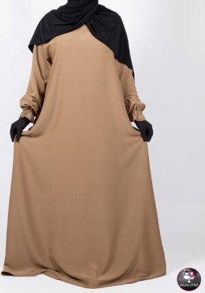 Abaya pofmouw CAMEL