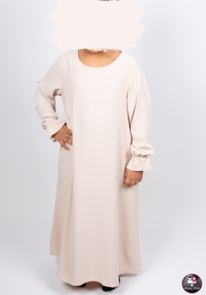 Abaya pofmouw BEIGE