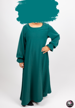 Abaya pofmouw DENNENGROEN