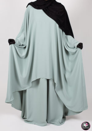 Farasha abaya set MINTGROEN