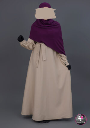 Turkse abaya Beige