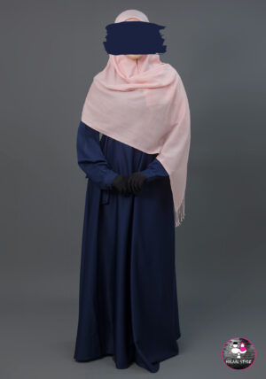 Turkse abaya Donkerblauw