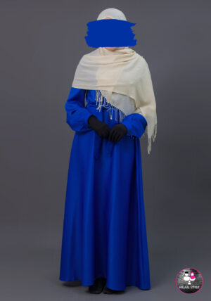 Turkse abaya Koningsblauw