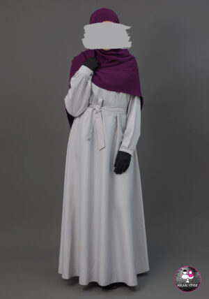 Turkse abaya Lichtgrijs