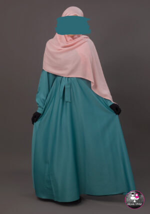Turkse abaya Petrol