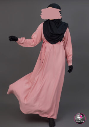 Turkse abaya Roze