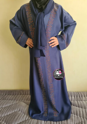 Abaya Dubai Blue