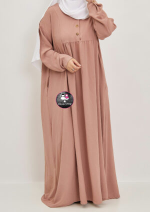 Abaya Drissia Jazz Oldpink