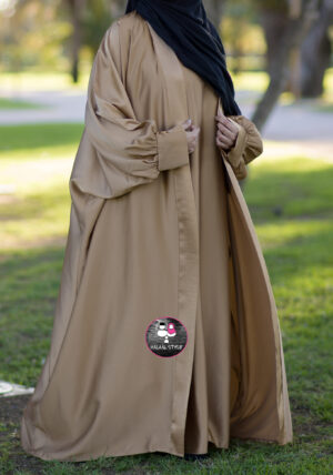 Satin set Lalla Chafia Camel