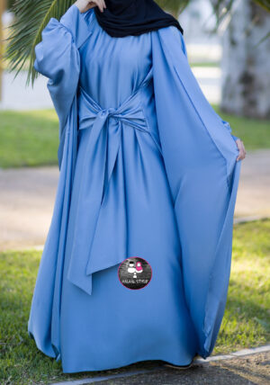 Satin set Lalla Chafia Denimblue