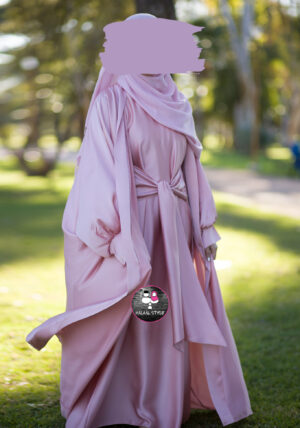 Satin set Lalla Chafia Pink